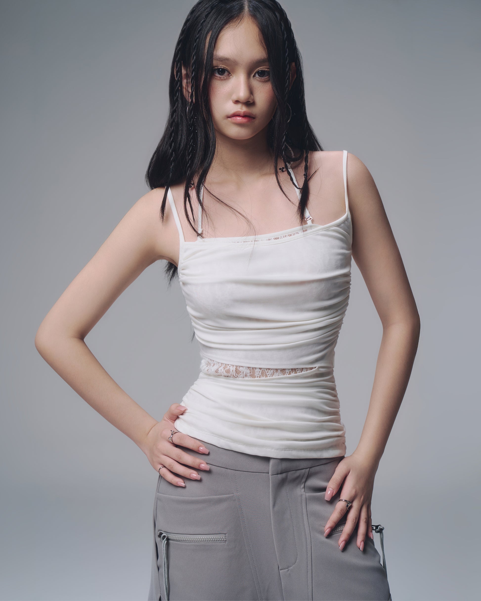 Aysel Lace Panel Top