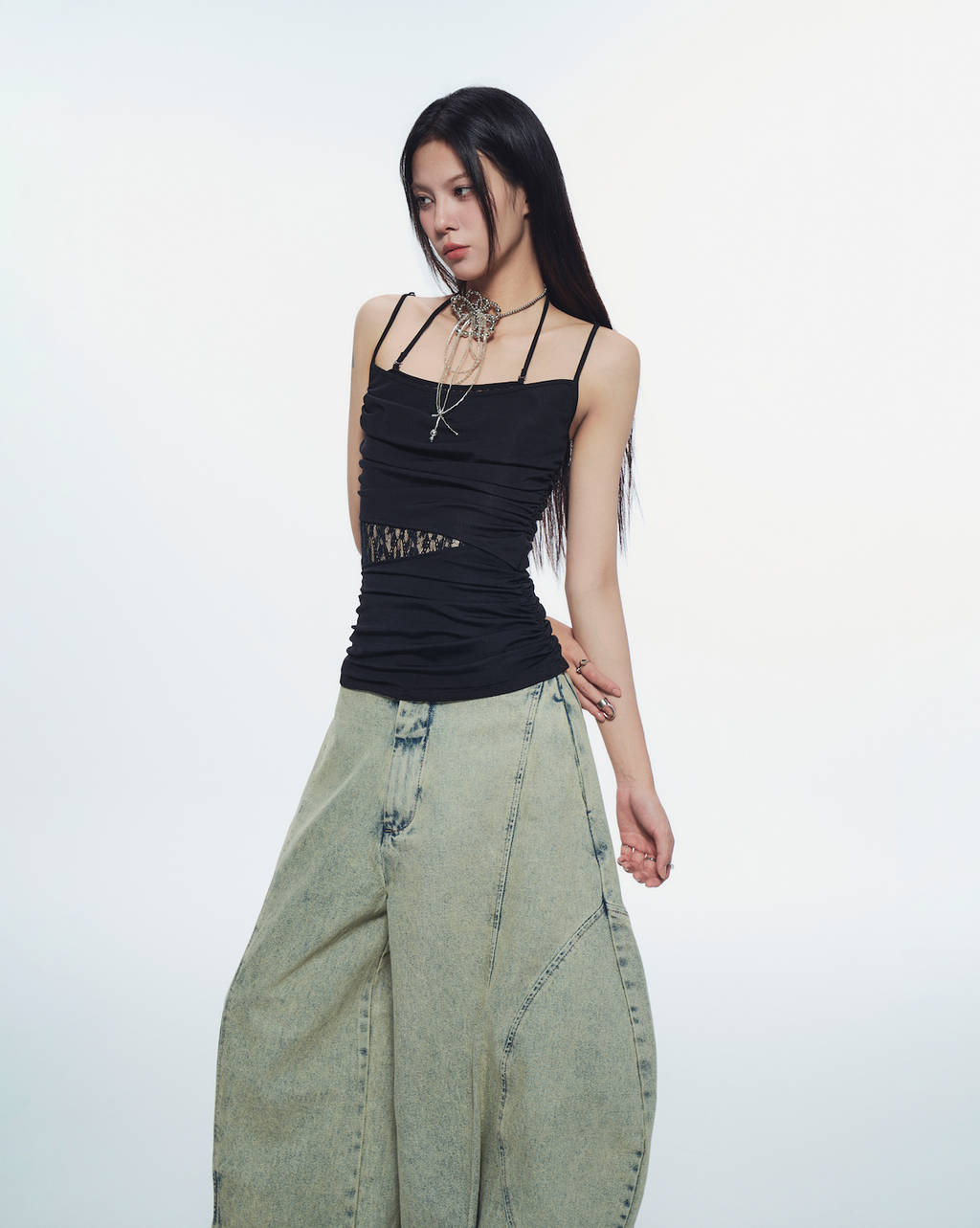 Aysel Lace Panel Top